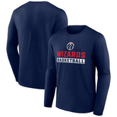 NBA - Washington Wizards Let's Go Long Sleeve T-Shirt - Navy