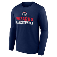NBA - Washington Wizards Let's Go Long Sleeve T-Shirt - Navy