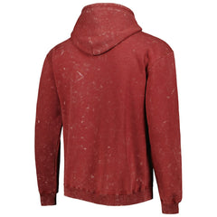 NBA - Chicago Bulls The Wild Collective Unisex Tonal Acid Wash Pullover Hoodie - Red