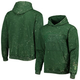 NBA - Milwaukee Bucks The Wild Collective Unisex Tonal Acid Wash Pullover Hoodie - Hunter Green