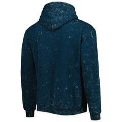NBA - New York Knicks The Wild Collective Unisex Tonal Acid Wash Pullover Hoodie - Blue