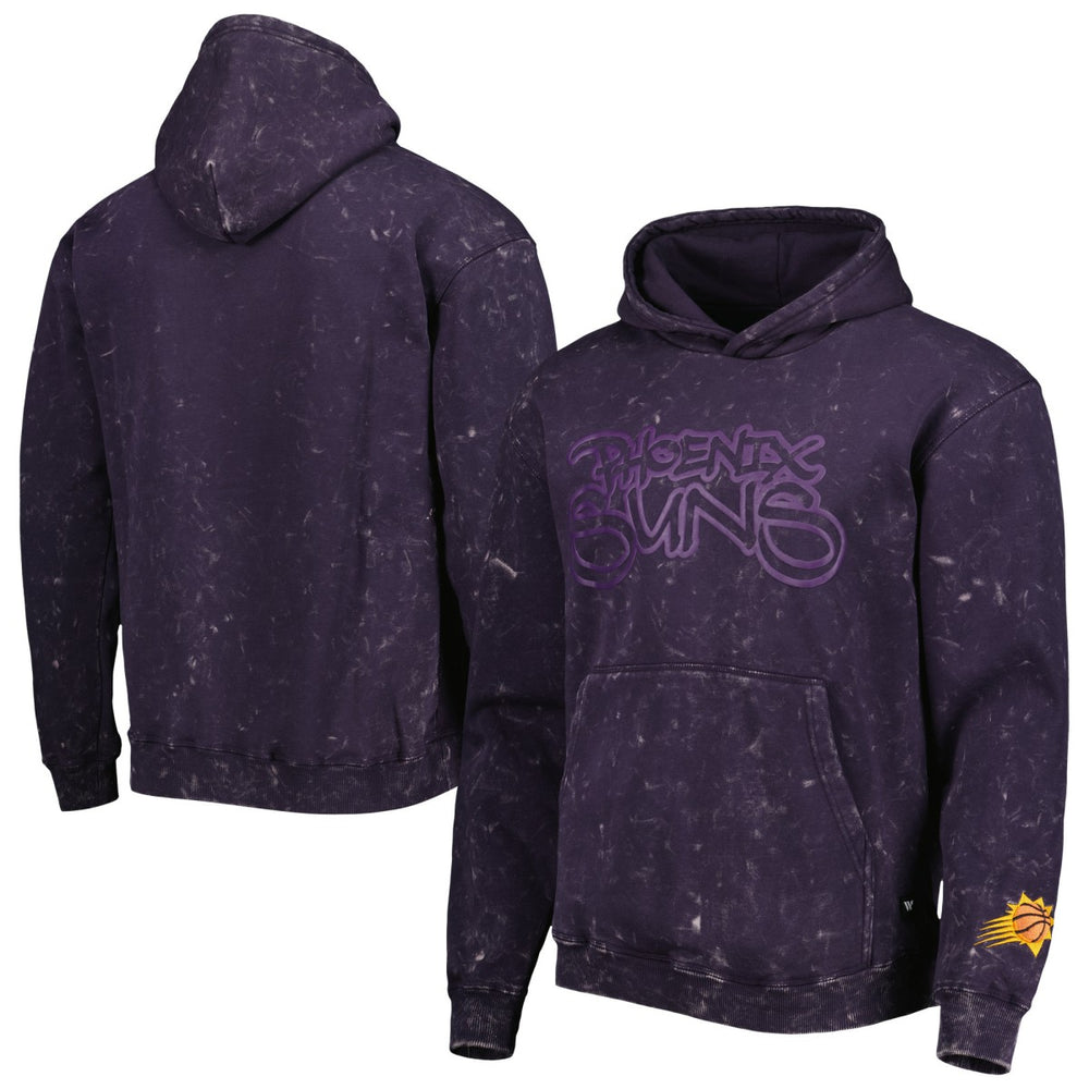 NBA - Phoenix Suns The Wild Collective Unisex Tonal Acid Wash Pullover Hoodie - Purple