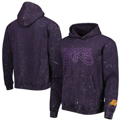 NBA - Phoenix Suns The Wild Collective Unisex Tonal Acid Wash Pullover Hoodie - Purple