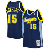Mitchell & Ness - Carmelo Anthony Denver Nuggets Hardwood Classics Swingman Jersey - Navy
