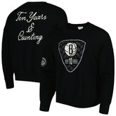 NBA - Brooklyn Nets AUTHMADE 10th Anniversary Pullover Sweater - Black