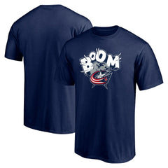 Columbus Blue Jackets - Hometown Collection Push Ahead T-Shirt Navy
