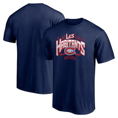 Montreal Canadiens - Hometown Collection Push Ahead T-Shirt Navy