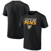 Pittsburgh Penguins Ice Cluster T-Shirt Black