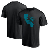 San Jose Sharks - Hometown Collection Push Ahead T-Shirt Black