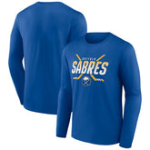 Buffalo Sabres - Covert Logo Long Sleeve T-Shirt Royal