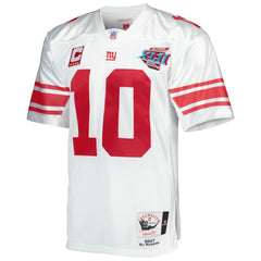 Eli Manning New York Giants 2007 Authentic Throwback Retired Player Jersey White - Mitchell & Ness
