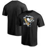 Pittsburgh Penguins Snow Logo T-Shirt Black