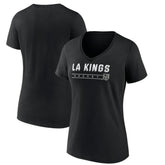 Los Angeles Kings - Women's Primary Play V-Neck T-Shirt Black