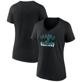 San Jose Sharks - Women's Active Edge V-Neck T-Shirt Black