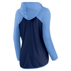 Tennessee Titans Women's Forever Fan Full-Zip Hoodie Navy/Light Blue - Fanatics