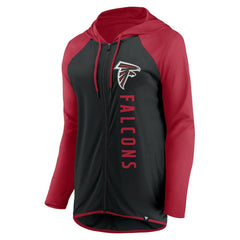 Atlanta Falcons Women's Forever Fan Full-Zip Hoodie Black/Red - Fanatics