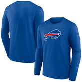 Buffalo Bills Primary Team Logo Long Sleeve T-Shirt Royal - NFL