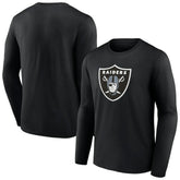 Las Vegas Raiders Primary Team Logo Long Sleeve T-Shirt Black - NFL
