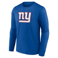 New York Giants Primary Team Logo Long Sleeve T-Shirt Royal - NFL