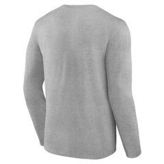 Pittsburgh Steelers Primary Team Logo Long Sleeve T-Shirt Heather Gray - NFL