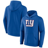 New York Giants Primary Team Logo Fitted Pullover Hoodie Royal - NFL