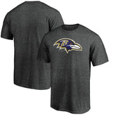 Baltimore Ravens Primary Logo T-Shirt Heather Charcoal - Fanatics