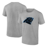 Carolina Panthers Primary Logo T-Shirt Heather Gray - Fanatics
