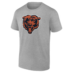 Chicago Bears Primary Logo T-Shirt Heather Gray - Fanatics