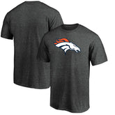 Denver Broncos Primary Logo T-Shirt Heather Charcoal - Fanatics