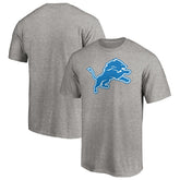 Detroit Lions Primary Logo T-Shirt Heather Gray - Fanatics