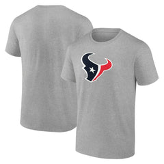 Houston Texans Primary Logo T-Shirt Heather Gray - Fanatics