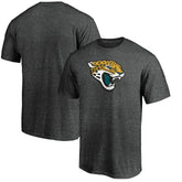 Jacksonville Jaguars Primary Logo T-Shirt Heather Charcoal - Fanatics