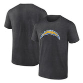 Los Angeles Chargers Primary Logo T-Shirt Heather Charcoal - Fanatics