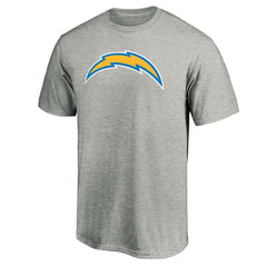 Los Angeles Chargers Primary Logo T-Shirt Heather Gray - Fanatics