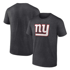 New York Giants Primary Logo T-Shirt Heather Charcoal - Fanatics