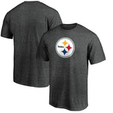 Pittsburgh Steelers Primary Logo T-Shirt Heather Charcoal - Fanatics