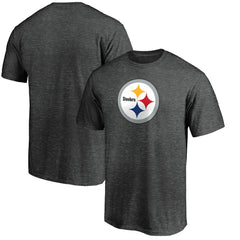 Pittsburgh Steelers Primary Logo T-Shirt Heather Charcoal - Fanatics