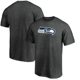 Seattle Seahawks Primary Logo T-Shirt Heather Charcoal - Fanatics