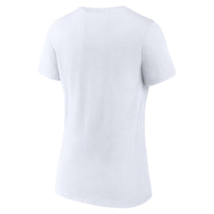 Green Bay Packers Women's Primary Team Logo V-Neck T-Shirt White - NFL