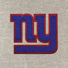 New York Giants Antigua Reward Chenille Pullover Crewneck Sweatshirt Oatmeal - NFL