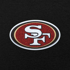 San Francisco 49ers Antigua Victory Chenille Pullover Hoodie Black - NFL