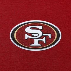 San Francisco 49ers Antigua Victory Chenille Pullover Hoodie Scarlet - NFL