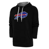 Buffalo Bills Antigua Victory Chenille Pullover Hoodie Black - NFL