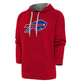 Buffalo Bills Antigua Victory Chenille Pullover Hoodie Red - NFL