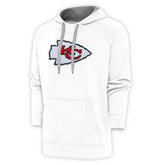 Kansas City Chiefs Antigua Victory Chenille Pullover Hoodie White - NFL