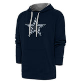 Dallas Cowboys Antigua Victory Chenille Pullover Hoodie Navy - NFL