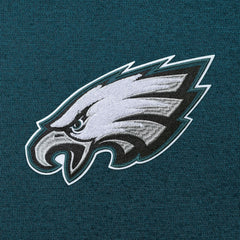 Philadelphia Eagles Antigua Victory Chenille Pullover Hoodie Midnight Green - NFL