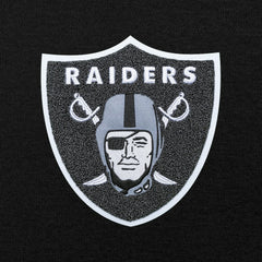 Las Vegas Raiders Antigua Victory Chenille Pullover Hoodie Black - NFL
