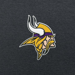 Minnesota Vikings Antigua Victory Chenille Pullover Hoodie Charcoal - NFL