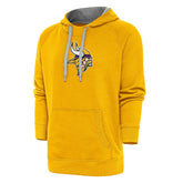 Minnesota Vikings Antigua Victory Chenille Pullover Hoodie Gold - NFL